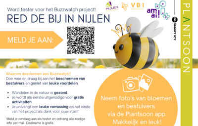 Word jij een Buzzwatcher? Help mee om bijen en andere bestuivers te redden – gewoon door te wandelen in je buurt.
