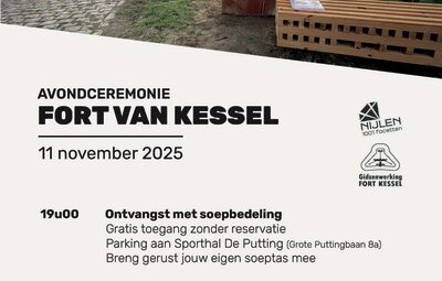 Herdenkingen in Bevel, Kessel en Nijlen ter ere van 11 november